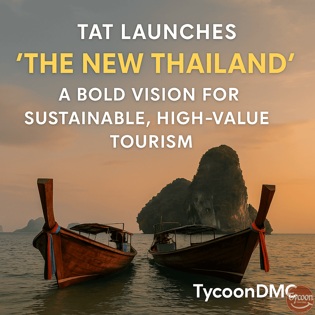 Thailand Unveils “The New Thailand” Strategy: Future-Ready, Sustainable, Luxury Tourism 2026